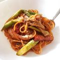 ほあちん's cooksnap of when they made アスパラとベーコンたっぷりナポリタン。.