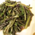 るりご's cooksnap of when they made 紅苔菜のわさび醤油和え。.