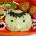 クックR126AP☆'s cooksnap of when they made 緑のデコふり消費 デコ弁当 河童 カッパ.