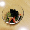take♪aki♪'s cooksnap of when they made カニカマ・きゅうり・ワカメの酢の物♪.
