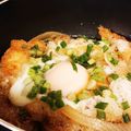 coteco's cooksnap of when they made 【大戸屋メニュー】チキンカツ煮こみ.