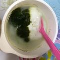 choco831's cooksnap of when they made 簡単おいしい☆青汁カルピスヨーグルト♪.