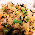 deco27's cooksnap of when they made ひじきときのこの炊き込み御飯.