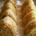 gunshot's cooksnap of when they made 生姜香る☆鮭と薩摩芋の炊き込みご飯。.