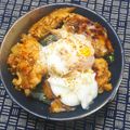 nosso's cooksnap of when they made 鶏ゴボウつくね丼.