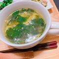 lulu_'s cooksnap of when they made モロヘイヤのとろ～りかきたまスープ.
