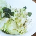 クック6A4O5C☆'s cooksnap of when they made レタスとワカメの中華サラダ.