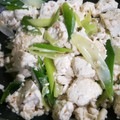 ビションちゃん's cooksnap of when they made ねぎと木綿豆腐の鶏ガラ炒め.