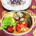 おにぎり99's cooksnap of when they made 赤緑黄♫お弁当の彩り卵焼き.
