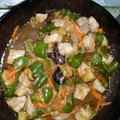 みやじおやじ's cooksnap of when they made 簡単！豚バラとナスの黒酢炒め.