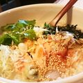 ダッフィーニーうに's cooksnap of when they made 【夏メニュー】★鮭の冷やし茶漬け★.