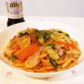 Richland☆Y's cooksnap of when they made ♡ペヤングソースで焼きうどん♡.