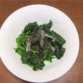 みーたっく's cooksnap of when they made ほうれん草♪のりわさび和え.