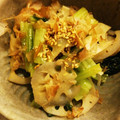 わかみんん's cooksnap of when they made すぐできちゃう！れんこんと小松菜の炒め物.