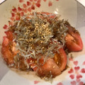 yumtas♥'s cooksnap of when they made ゴマ香る♡レタスとトマトとしらすのサラダ.