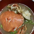 minami1967's cooksnap of when they made ヒラツメガニのカニ汁.