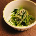 うっち〜☆'s cooksnap of when they made 空芯菜の胡麻あえ.