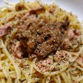 shoebills's cooksnap of when they made シーチキンと梅肉のパスタ.
