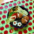komutatata's cooksnap of when they made キュウリと梅の可愛いお花✿.