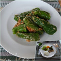 melmarilyn's cooksnap of when they made 焼きししとうのしそ梅マヨおかか和え.