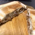 梨吉くん's cooksnap of when they made 唐揚げのホットサンド.