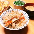 ハチワレねこ's cooksnap of when they made 鶏とごぼうの炊き込みご飯~おにぎり仕様.
