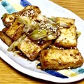 にきけん's cooksnap of when they made 節約✿厚揚げと長葱de海苔の佃煮炒め✿.