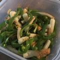 喜八＆Hacchi's cooksnap of when they made レンジで簡単副菜♡ピーマンと竹輪きんぴら.