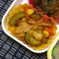 nosso's cooksnap of when they made ゴーヤとコーンの炒め物カレー風味.