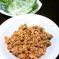 みっこってぃ's cooksnap of when they made 肉そぼろのレタス包み★豚挽き肉で！.