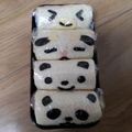 たい☆きち's cooksnap of when they made 運動会キャラ弁くるくるサンドイッチお弁当.