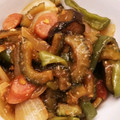 SHⅰ's cooksnap of when they made 茄子とゴーヤとベーコンの中華風炒め.