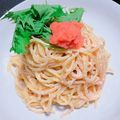 しを。's cooksnap of when they made 濃厚！たらこクリームパスタ.