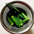 azbjbn's cooksnap of when they made オクラの茹で方.