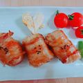 まりえmy's cooksnap of when they made 豚バラスライスで肉巻きおにぎり.