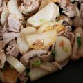 へちまもこ's cooksnap of when they made 夏バテ防止★長いもと豚肉の炒めもの.