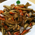 枝っち's cooksnap of when they made ごぼうと鶏皮のきんぴら☆.