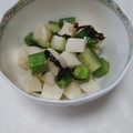 ＊＊＊はちみつ＊＊＊'s cooksnap of when they made きゅうりとオクラと山芋の塩昆布和え.