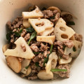 右京☆0203's cooksnap of when they made 蓮根と挽き肉の甘辛炒め。.