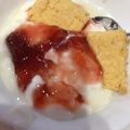 V666's cooksnap of when they made クッキーでヨーグルトアート.