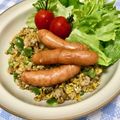 ☆さぶ☆☆'s cooksnap of when they made シャウエッセン☆カレーチャーハン丼.