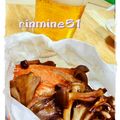 rinmine51's cooksnap of when they made レンジで３分★鮭とキノコの包み蒸し.