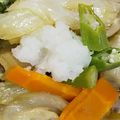ウッシー母's cooksnap of when they made 白菜の豚しゃぶ丼.