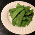 栗丸うさぎ's cooksnap of when they made きぬさやソテー【筋取りの方法】.