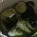 クックAI0EV3☆'s cooksnap of when they made きゅうりの酢の物.