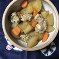 クックGE6JJI☆'s cooksnap of when they made シンプルなのに美味しい♪大根と鶏肉の煮物.