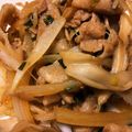 ショコラホイップ's cooksnap of when they made 豚肉と舞茸のポン酢炒め.