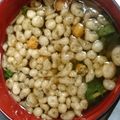 あかぷり's cooksnap of when they made 水菜とたぬきのスピード味噌汁☆.