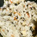 miomioko's cooksnap of when they made 鶏とキノコの炊き込みご飯.
