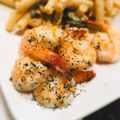 クックX8SSTZ☆'s cooksnap of when they made 揚げないガーリックシュリンプ.